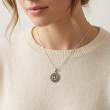 Load image into Gallery viewer, Classic Celtic Knot Claddagh Necklace in Sterling Silver
