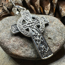 Load image into Gallery viewer, Grant Celtic Cross Necklace in Sterling Silver