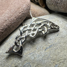 Load image into Gallery viewer, Celtic Salmon of Knowledge Necklace
