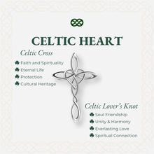 Load image into Gallery viewer, Celtic Heart™ 18K White Gold Pendant
