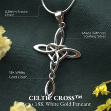 Load image into Gallery viewer, Celtic Heart™ 18K White Gold Pendant