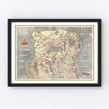 Load image into Gallery viewer, Vintage Map of North Ireland 1623