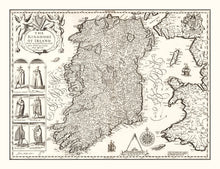 Load image into Gallery viewer, Vintage Map of Ireland 1676