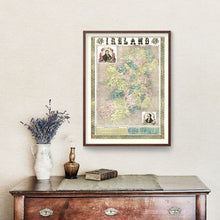 Load image into Gallery viewer, Vintage Map of Ireland 1855