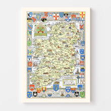 Load image into Gallery viewer, Historical Map of Ireland 1955