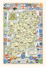 Load image into Gallery viewer, Historical Map of Ireland 1955