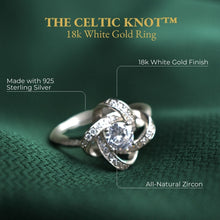 Load image into Gallery viewer, Celtic Knot™ 18K White Gold Ring