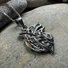 Load image into Gallery viewer, Ian Celtic Wolf Necklace