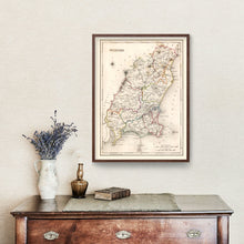 Load image into Gallery viewer, Vintage Map of Wexford County Ireland, 1846