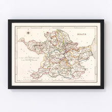 Load image into Gallery viewer, Vintage Map of Meath County Ireland, 1846