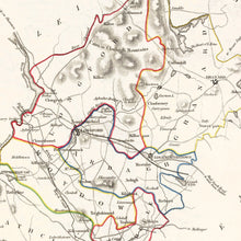 Load image into Gallery viewer, Vintage Map of Longford County Ireland, 1846