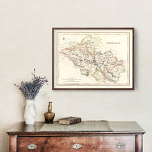 Load image into Gallery viewer, Vintage Map of Fermanagh County Ireland, 1846