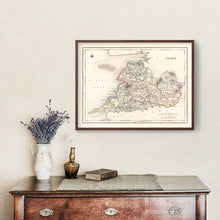 Load image into Gallery viewer, Vintage Map of Clare County Ireland, 1846