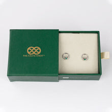 Load image into Gallery viewer, Classic Claddagh™ 18K White Gold Earrings