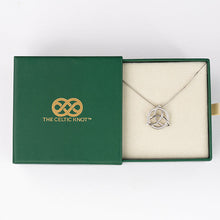 Load image into Gallery viewer, Timeless Triquetra™ 18K White Gold Pendant