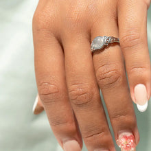 Load image into Gallery viewer, Celtic Mother™ 18K White Gold Moonstone Ring