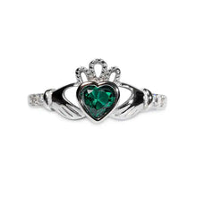 Load image into Gallery viewer, Classic Claddagh™ 18K White Gold Ring