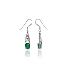 Load image into Gallery viewer, Celtic Magic™ 18K White Gold Earrings