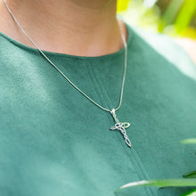 Load image into Gallery viewer, Celtic Heart™ 18K White Gold Pendant