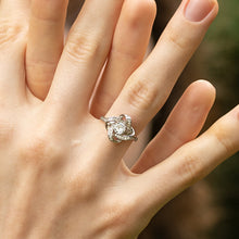 Load image into Gallery viewer, Celtic Knot™ 18K White Gold Ring