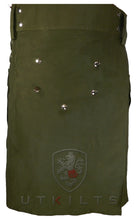 Load image into Gallery viewer, Utility Kilt – GlenTorin, Olive Green