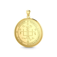 Load image into Gallery viewer, Sigil of the Archangel Gabriel Solid Gold Pendant