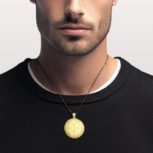 Load image into Gallery viewer, Sigil of the Archangel Gabriel Solid Gold Pendant