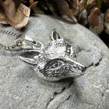 Load image into Gallery viewer, Fiona Fox Necklace in Sterling Silver