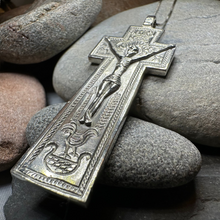 Load image into Gallery viewer, Artisan Irish Penal Crucifix Cross Necklace - Made in Ireland