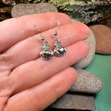 Load image into Gallery viewer, Idalia Irish Claddagh Earrings in Sterling Silver