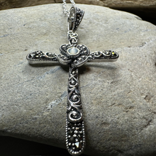 Load image into Gallery viewer, Spring Bloom Celtic Cross Necklace