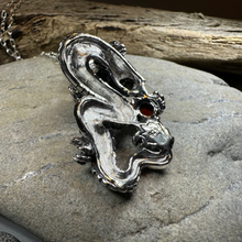 Load image into Gallery viewer, Celtic Rising Dragon Necklace