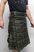 Load image into Gallery viewer, Utility Kilt – GlenLoch, Black Watch Weathered