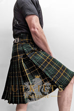 Load image into Gallery viewer, Traditional Kilt – Standard Wool, Irish Black