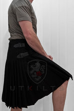 Load image into Gallery viewer, Traditional Kilt - Premium Wool, Solid Black