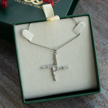 Load image into Gallery viewer, St. Brigid's Cross™ 18K White Gold Pendant