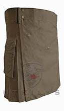 Load image into Gallery viewer, Utility Kilt – GlenCrae, Dark Khaki