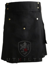 Load image into Gallery viewer, Utility Kilt – GlenCrae, Black