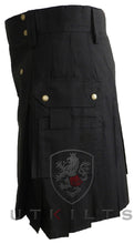Load image into Gallery viewer, Utility Kilt – GlenCrae, Black
