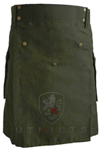 Load image into Gallery viewer, Utility Kilt – GlenCrae, Olive Green