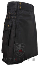 Load image into Gallery viewer, Utility Kilt – GlenLoch, Black