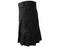 Load image into Gallery viewer, Utility Kilt – GlenLoch, Blackout
