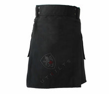 Load image into Gallery viewer, Utility Kilt – GlenLoch, Blackout