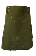 Load image into Gallery viewer, Utility Kilt – Ultimate Ripstop, Olive Green