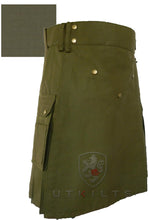 Load image into Gallery viewer, Utility Kilt – Ultimate Ripstop, Olive Green