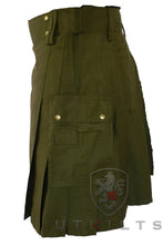 Load image into Gallery viewer, Utility Kilt – Ultimate, Olive Green