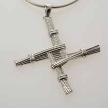 Load image into Gallery viewer, St. Brigid's Cross™ 18K White Gold Pendant