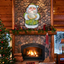 Load image into Gallery viewer, Celtic Santa Irish Christmas Door Decor