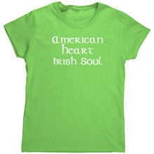 Load image into Gallery viewer, American Heart - Irish Soul Women's T-Shirt - Celtic Reader