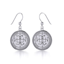 Load image into Gallery viewer, Archangel Gabriel Sigil Sterling Silver Earrings - Celtic Reader